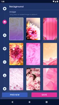 Analog 4K Girly Clock Themes android App screenshot 7